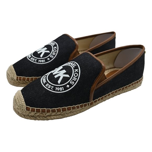Michael Kors HASTINGS Logo Cotton Espadrille - Picture 1 of 6